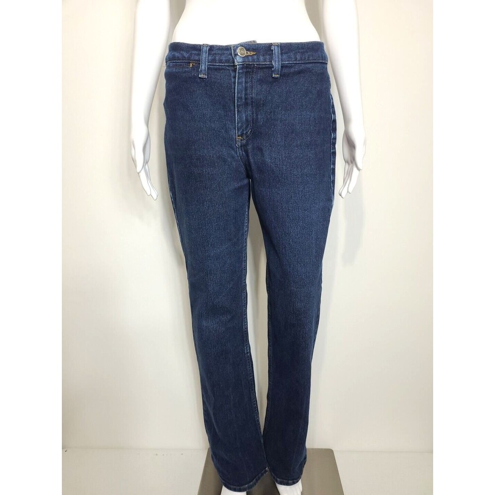 LEI Jeans Womens Straight Leg Denim Blue Jeans Dark Wash Size 11